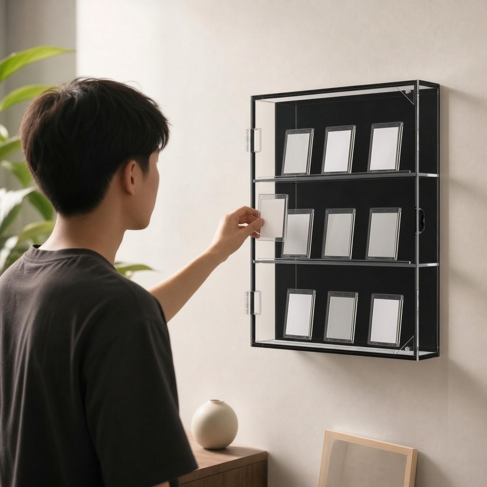 Display Case Acrylic - Настенная витрина для карточек из акрила