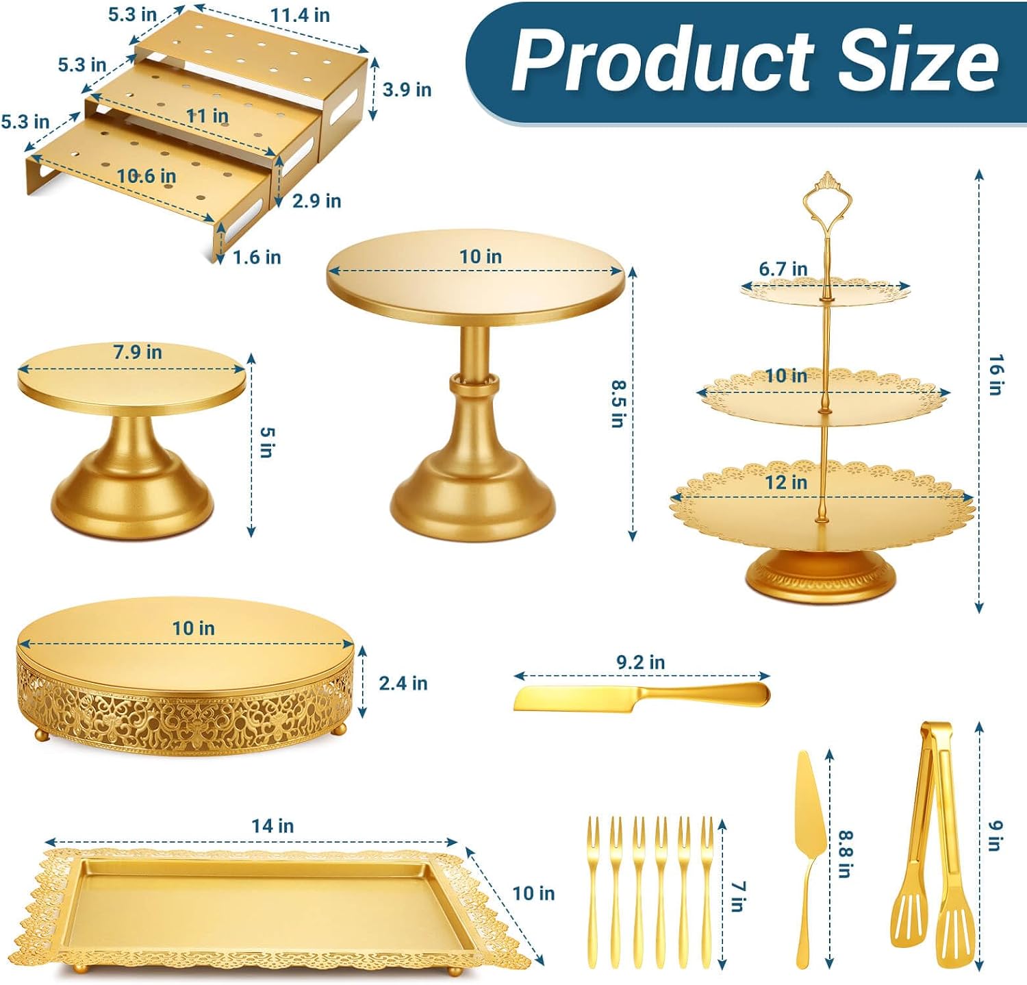 Набор для сервировки десертног – обзор и цена Display Risers Set