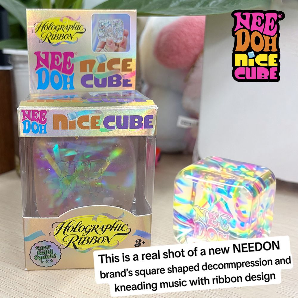 NeeDoh Nice Cube — квадратная  – обзор и цена Fidget Cube Original