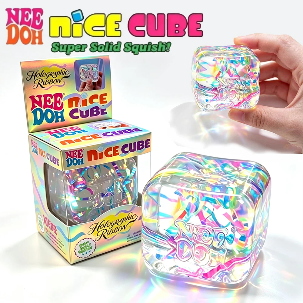 NeeDoh Nice Cube — квадратная  – обзор и цена Fidget Cube Original
