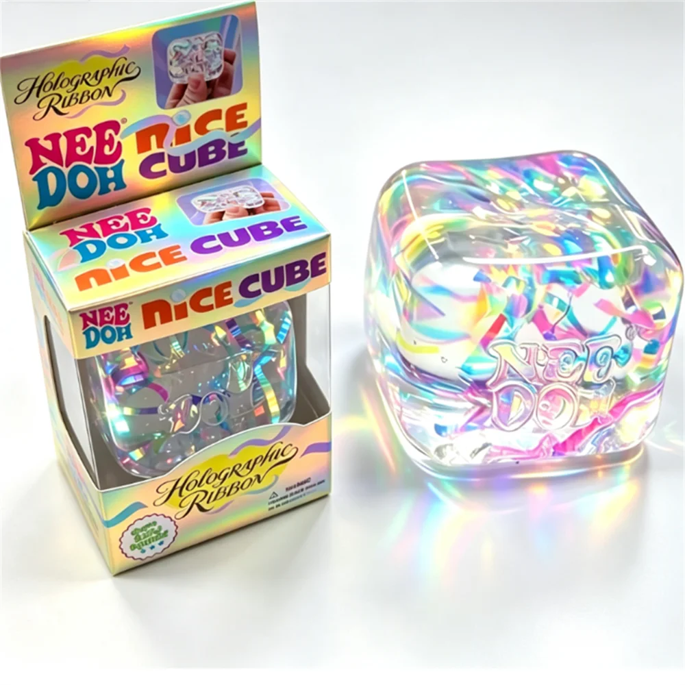 NeeDoh Nice Cube — квадратная  – обзор и цена Fidget Cube Original