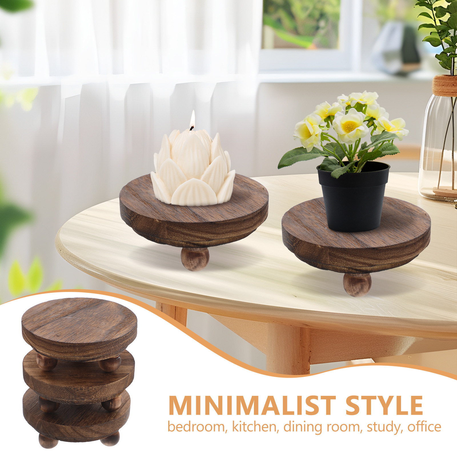 Набор из 3 небольших деревянны – обзор и цена Display Risers Set