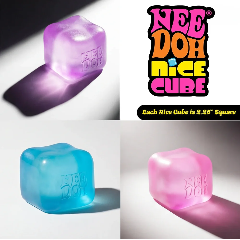 NeeDoh Nice Cube Squish Toy, м – обзор и цена Fidget Cube Original